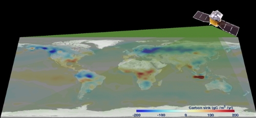 中国碳卫星获取首个全球碳通量数据集